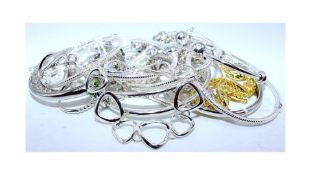 Assorted Sterling Silver Jewellery, 100g