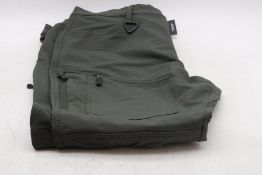 BearSkin Tactical Cargo Pants, Dark Green, Size L