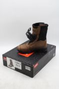 LS2 Adventure Breathable Touring Motorcycle Boots, Brown, UK Size 8
