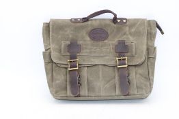 Craftride Motorcycle Saddlebag Canvas with Inner Side Bag, Army Green
