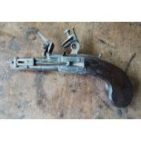 Flintlock Bayonet Pistol by Collins of London