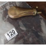 19th Century Pistol Powder Flask