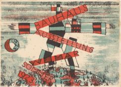 Ludwig Hirschfeld-Mack. ”Bauhaus Ausstellung Weimar Sommer 1923”. 1923