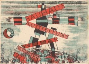 Ludwig Hirschfeld-Mack. „Bauhaus Ausstellung Weimar Sommer 1923“. 1923