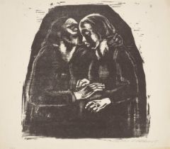 Käthe Kollwitz. „Maria und Elisabeth (Endgültige dritte Fassung)“. 1929/30