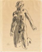 Georg Kolbe. Kneeling female nude.