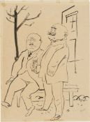 George Grosz. ”Pensionäre”. 1924