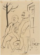 George Grosz. „Pensionäre“. 1924