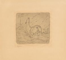 Franz Marc. „Sterbendes Reh“. 1908