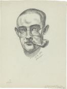 Raoul Hausmann. ”Bildnis Conrad Felixmüller”. 1920