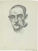 Raoul Hausmann. „Bildnis Conrad Felixmüller“. 1920