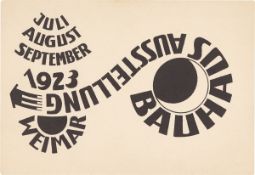 Ludwig Hirschfeld-Mack. ”Bauhaus Ausstellung Weimar 1923 Juli August September”. 1923