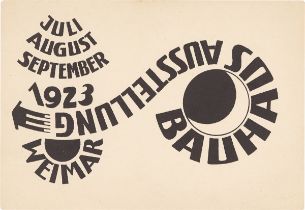 Ludwig Hirschfeld-Mack. „Bauhaus Ausstellung Weimar 1923 Juli August September“. 1923