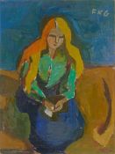 Friedrich Karl Gotsch. ”Die Rotblonde”. 1926/1948