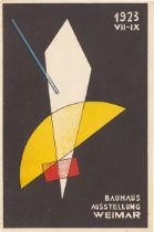 László Moholy-Nagy. „1923 VII – IX Bauhaus Ausstellung Weimar“. 1923