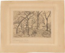 Paula Modersohn-Becker. ”Landschaft unter Bäumen”. 1902 ?