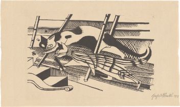 Gerhard Marcks. „Die Katzen“. 1921/22