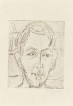Ernst Ludwig Kirchner. „Kopf eines jungen Mannes (Dr. Hans Bütow)“. 1925/26