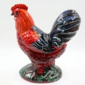 Anita Harris large cockerel, signed in gold, no damages, H: 23 cm. UK P&P Group 2 (£24+VAT for the