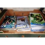 Fifteen DC Green Lantern comic books, twenty-four DC Batman Batwing and Robin comics, eighteen