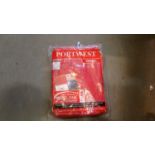 Portwest red anti ??? coveralls, size XXXL X12. Not available for in-house P&P. THIS LOT MUST BE