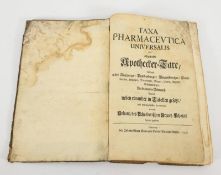 "Taxa Pharmaceytica universalis oder allgemeine Apothecker-Taxe ...".