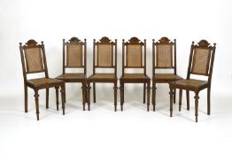6er-Satz Gründerzeit-Stühle.
