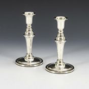 Paar dänische Silberleuchter. Dansk Guldindustri, Randers.