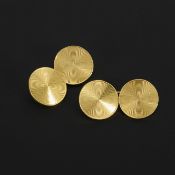 Runde Manschettenknöpfe von CARTIER.