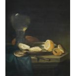 HEDA, Willem Claesz, Nachfolge (1594 Haarlem - 1680 Haarlem). Mahlzeit-Stillleben.