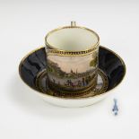 Empire-Ansichtentasse: Moritzburg und Pirna. Meissen.