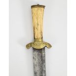 Barocker Hirschfänger oder Jagdsäbel.