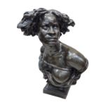 CARPEAUX, Jean-Baptiste (1827 Valenciennes - 1875 Courbevoie bei Paris). Große Büste einer junge...