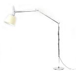 Michele De Lucchi and Giancarlo Fassina for Artemide, a 'Tolomeo Mega' adjsutable floor lamp
