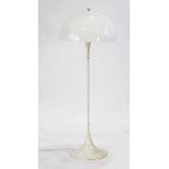 Verner Panton for Louis Poulsen, a 'Panthella' white floor lamp