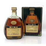 A bottle of Hine VSOP Fine Champagne Cognac with box circa 1980's 40% 1 litre