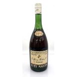 A bottle of Remy Martin VSOP Fine Champagne Cognac circa 1960's/70s 70 proof 24 fl oz