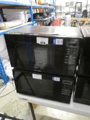 +VAT 2 Panasonic microwave ovens in black (NN-E28JBM)