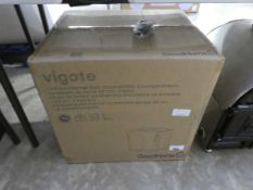 Boxed Good Home Vigote 60cm internal door mounted 2 section waste bin