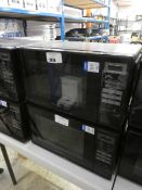 +VAT 2 Panasonic microwave ovens in black (NN-E28JBM)