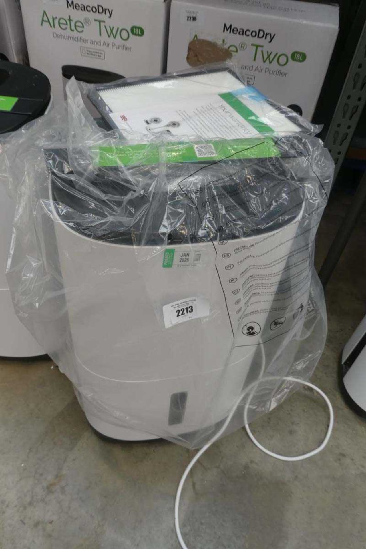 +VAT Unboxed MeacoDry Arete Two 18L electric dehumidifier/ air purifier