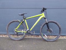 Carrera mountain bike with SR suntour front suspension