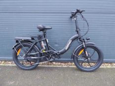 +VAT Hill Miles electric fold up town bike with charger and 2 keys