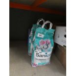 +VAT 2 bags of Sanicat clumping cat litter, plus a box of cat litter