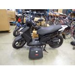 (LK11 FRF) 2011 Kymco Agility City 50 moped in black, 49cc petrol, first registered 18/05/2011, no
