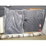 4 fabric and wicker headboards