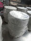 +VAT Approx. 80 Churchill 21cm side plates