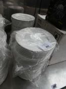 +VAT Approx. 80 Churchill 21cm side plates