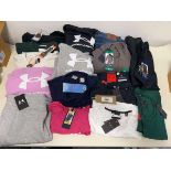 +VAT Approx. 17 items of branded clothing to include Ben Sherman, Under Armour, Jack Wills, Levi's