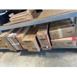 +VAT Underbay of mixed flat pack furniture including bed-end bench, upholstered bench seat, etc
